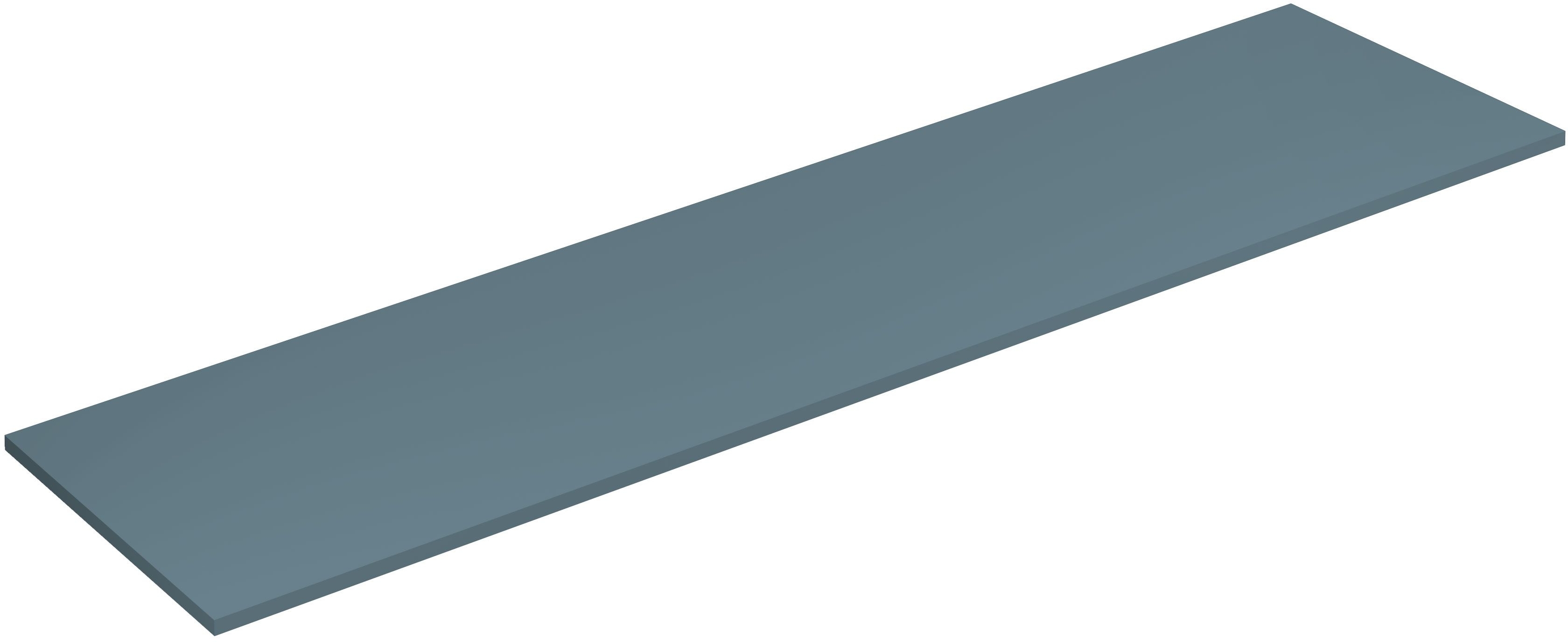 Kludi Icos plan de travail suspendu 200x50 cm bleu 50T200O3