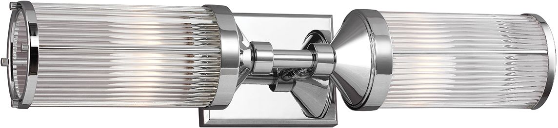 Elstead Lighting Paulson applique murale 2x3 W chrome FE-PAULSON2