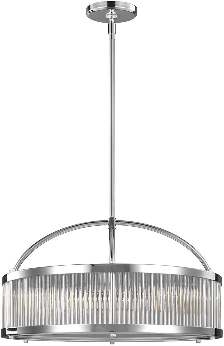 Elstead Lighting Paulson lampe suspendue 6x3 W chrome FE-PAULSON-6P