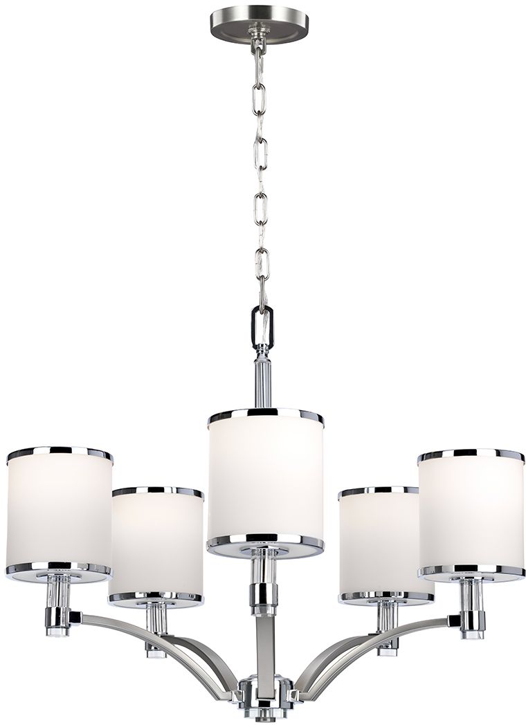 Elstead Lighting Prospect Park lampe suspendue 5x60 W chrome-nickel FE-PROSPECT-PARK5