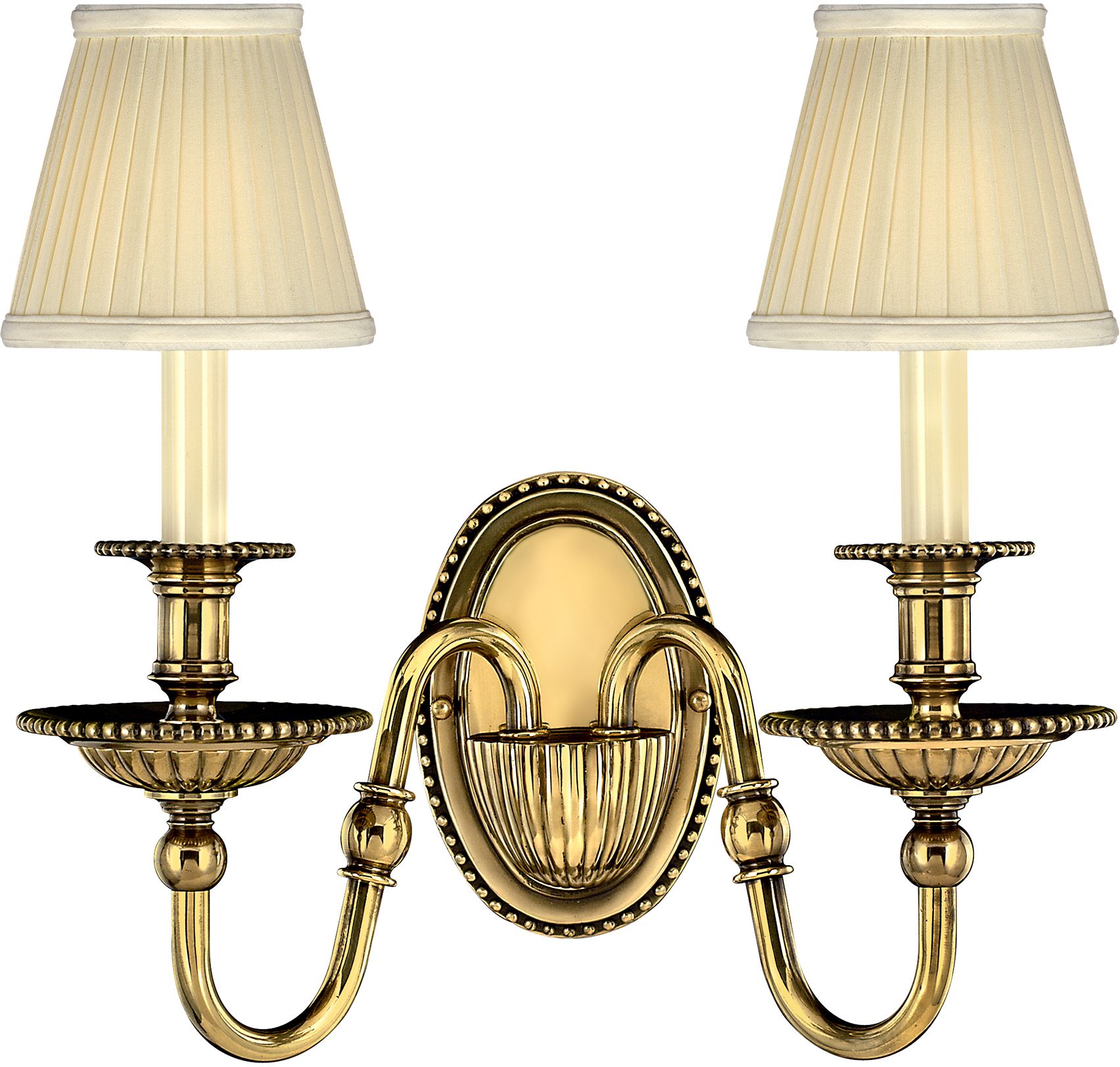 Elstead Lighting Cambridge applique murale 2x40 W laiton HK-CAMBRIDGE2