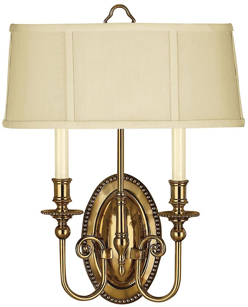 Elstead Lighting Cambridge applique murale 2x40 W laiton HK-CAMBRIDGE2-B