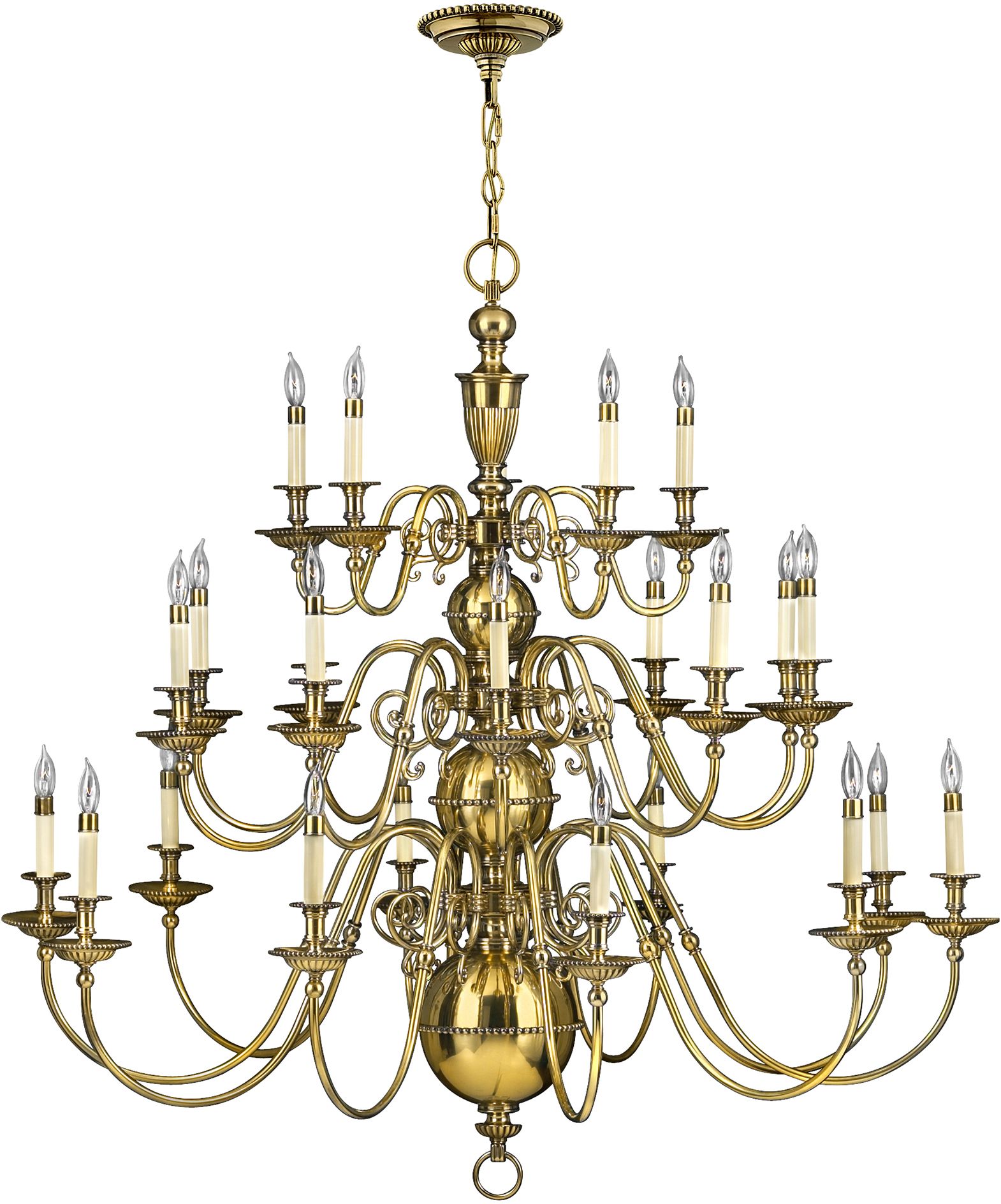 Elstead Lighting Cambridge lampe suspendue x40 W laiton HK-CAMBRIDGE25