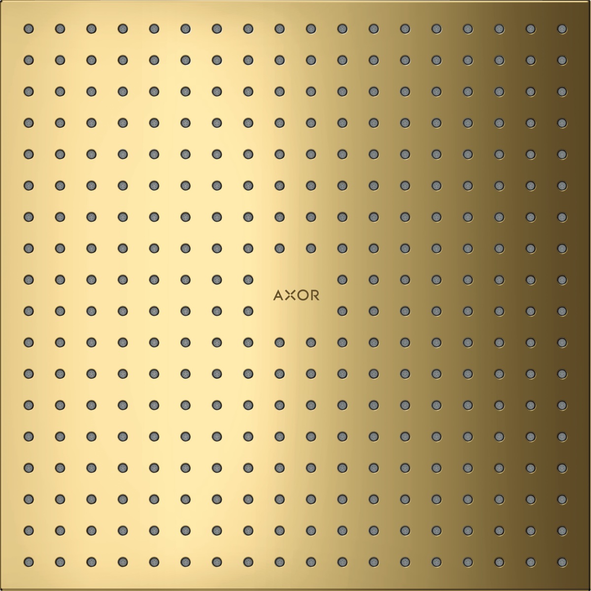 Axor ShowerSolutions douche à effet de pluie 30x30 cm carrée doré 35321990