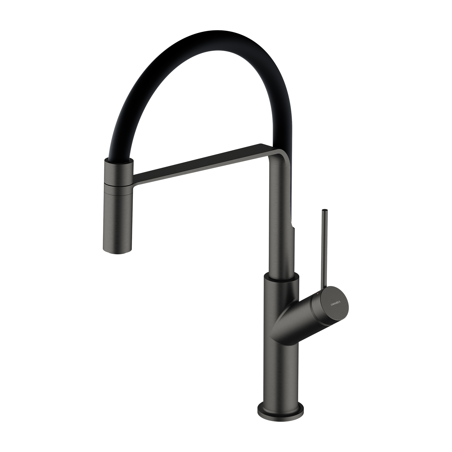 Omnires Vita mitigeur de cuisine sur pied graphite/gris VI6350BLGR