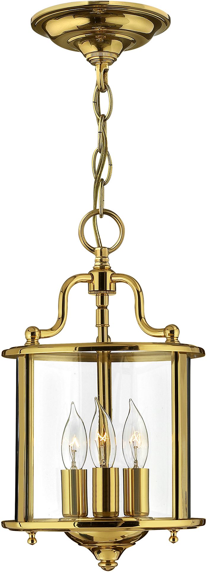Elstead Lighting Gentry lampe suspendue 3x60 W laiton HK-GENTRY-P-S-PB