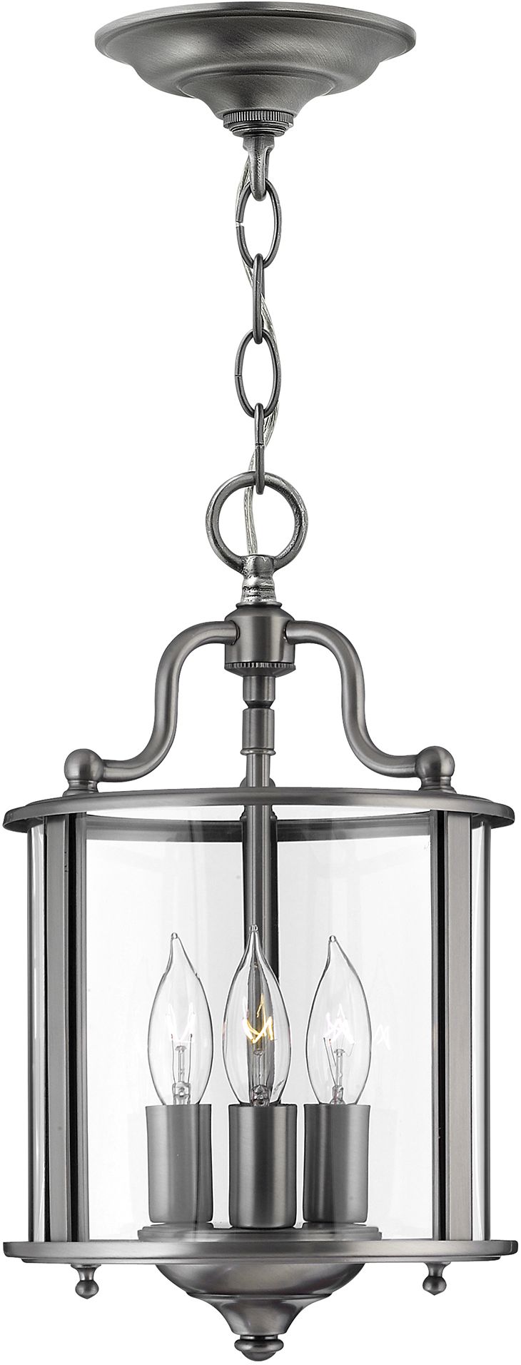 Elstead Lighting Gentry lampe suspendue 3x60 W HK-GENTRY-P-S-PW