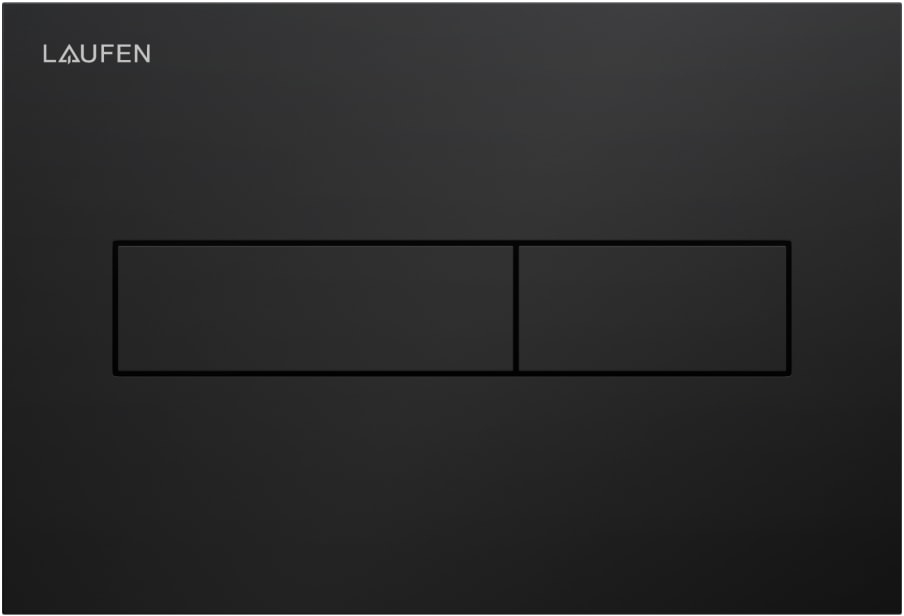 Laufen Ineo bouton de chasse d'eau pour WC noir H9001117160001