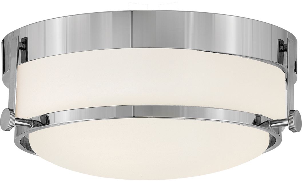 Elstead Lighting Harper plafonnier 3x60 W blanc-chrome HK-HARPER-F-CM