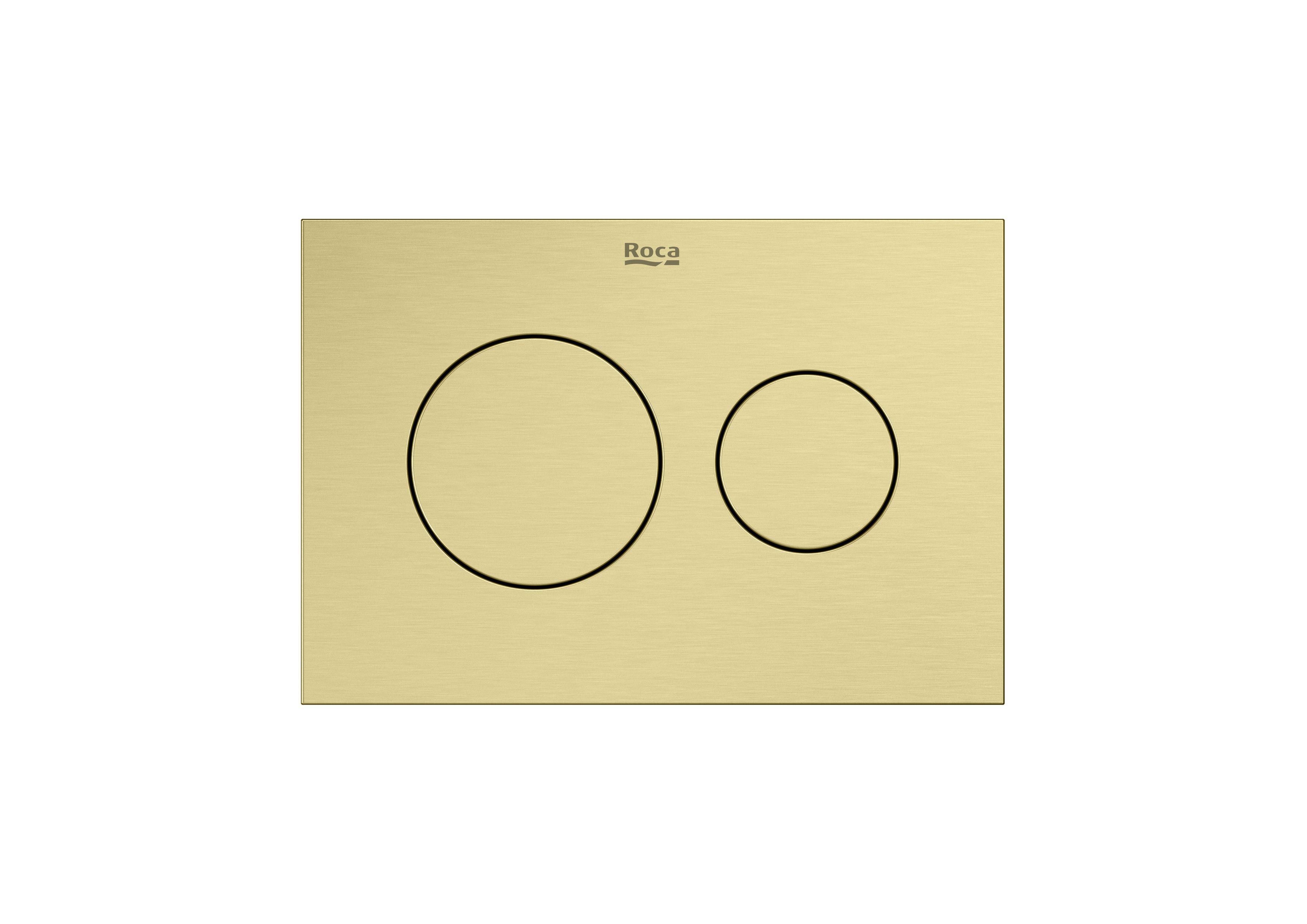 Roca Duplo S bouton de chasse d'eau pour WC doré A8902233VA