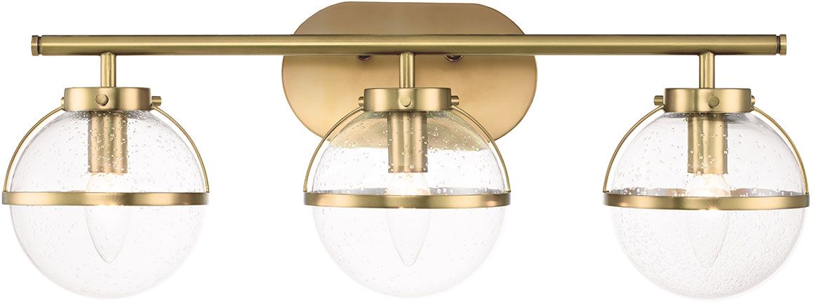 Elstead Lighting Hollis applique murale 3x40 W laiton HK-HOLLIS3-C-HB-BATH