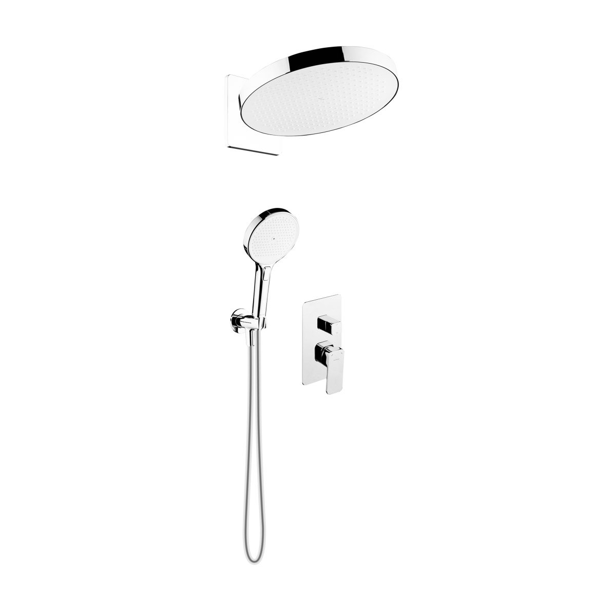 Set douche à effet de pluie Oltens Regna 37009100, mitigeur bain-douche Oltens Hadsel 34108100, 39403100, 37109100, 39304100, 37200100