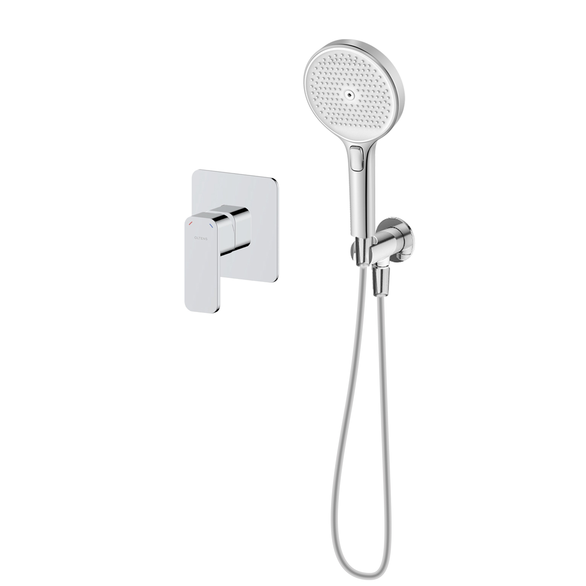 Set mitigeur de douche Oltens Hadsel 33106100, pommeau de douche Oltens Luva EasyClick 37109100, 39304100, 37200100