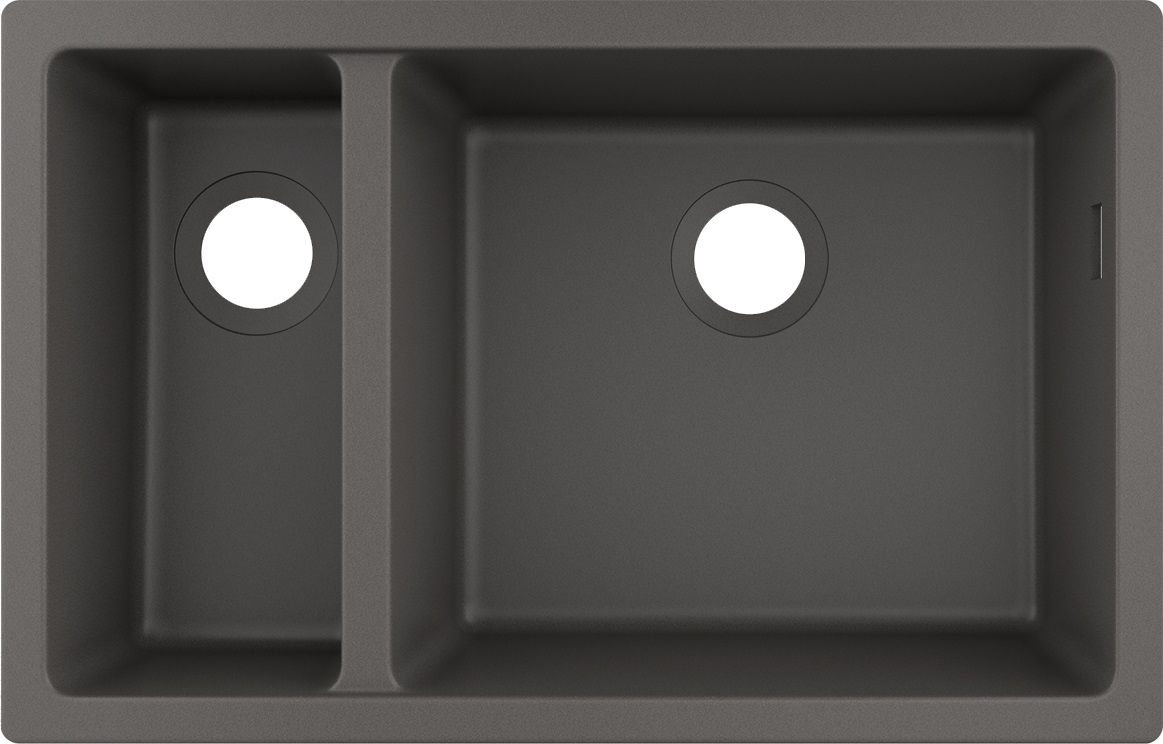 Hansgrohe S 51 évier en granit 71x45 cm gris/graphite/onyx 43433290
