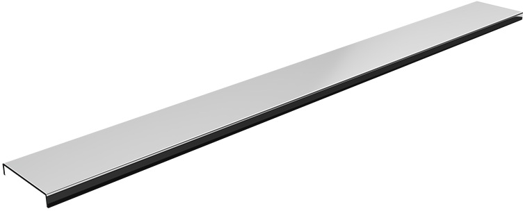 Schedpol Base Steel Range couvercle de drain linéaire 70 cm acier 10.051/DPSC