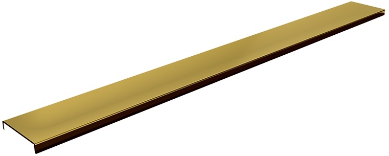 Schedpol Base Gold Shine Range couvercle de drain linéaire 90 cm doré 10.053/DPZP