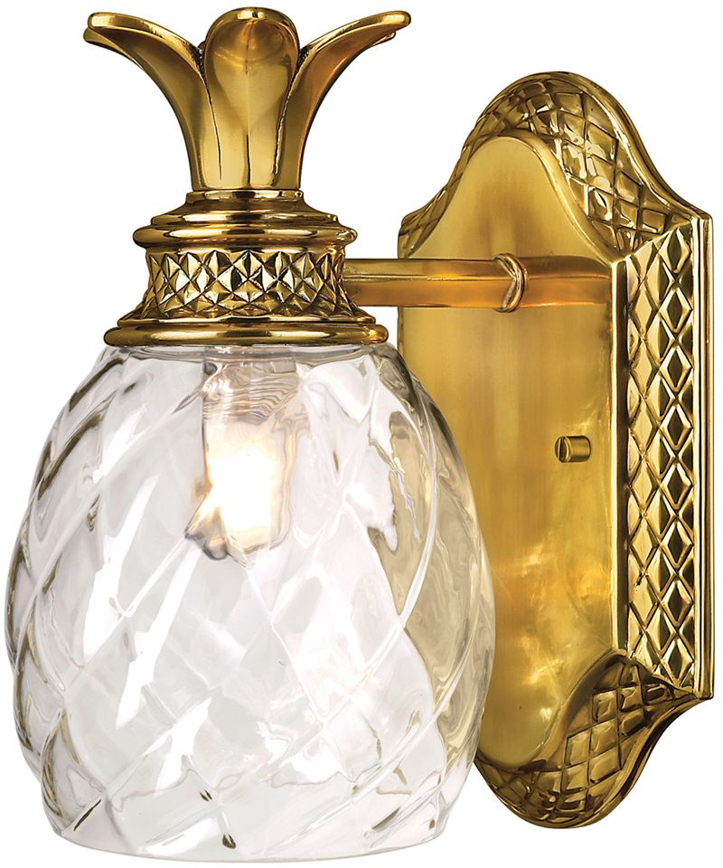 Elstead Lighting Plantation applique murale 1x3 W laiton HK-PLANTATION1-BATH-BB