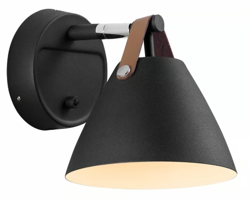 Nordlux Strap applique murale 1x8 W noir 84291003