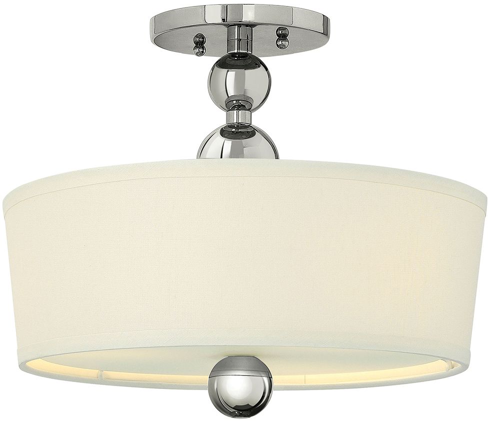 Elstead Lighting Zelda plafonnier 3x60 W nickel HK-ZELDA-SF-PN