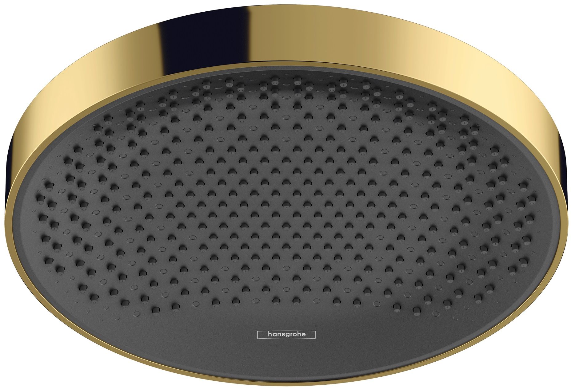 Hansgrohe Rainfinity douche à effet de pluie 25x25 cm ronde noir-doré 26228990