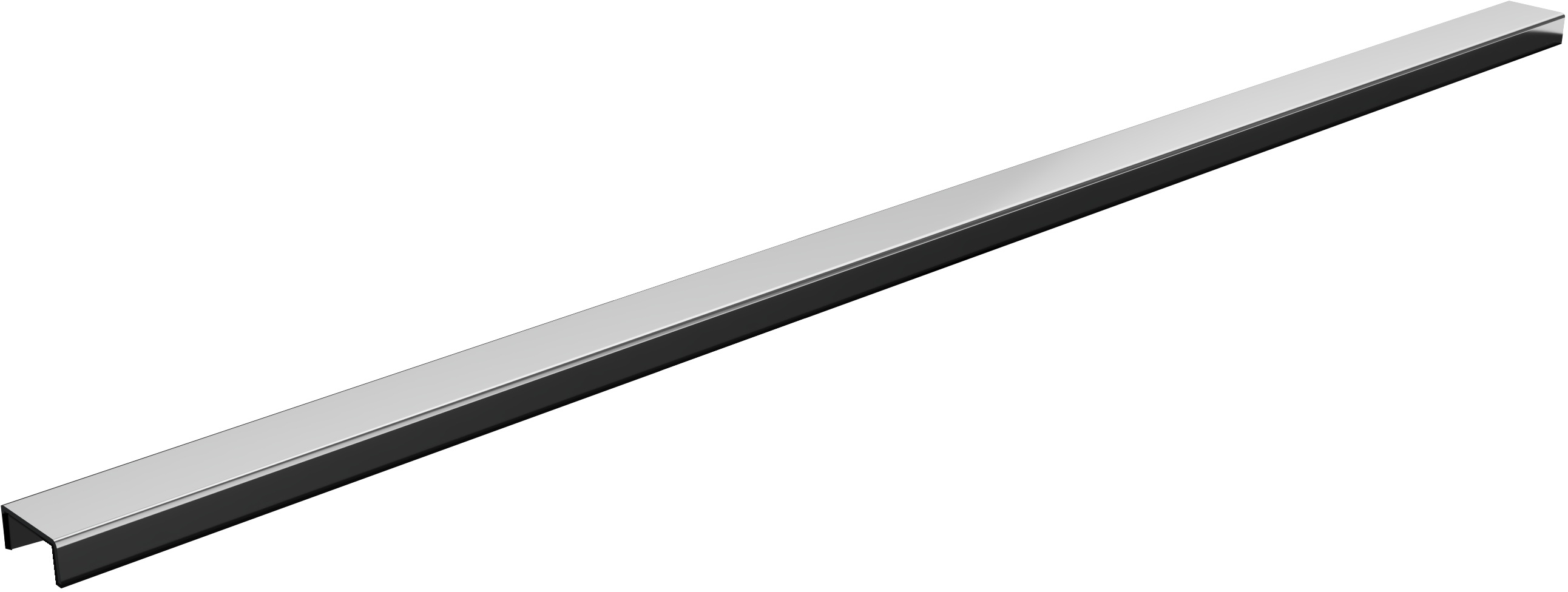 Schedpol Slim Steel Range couvercle de drain linéaire 90 cm acier 10.053/SLX/DPSC
