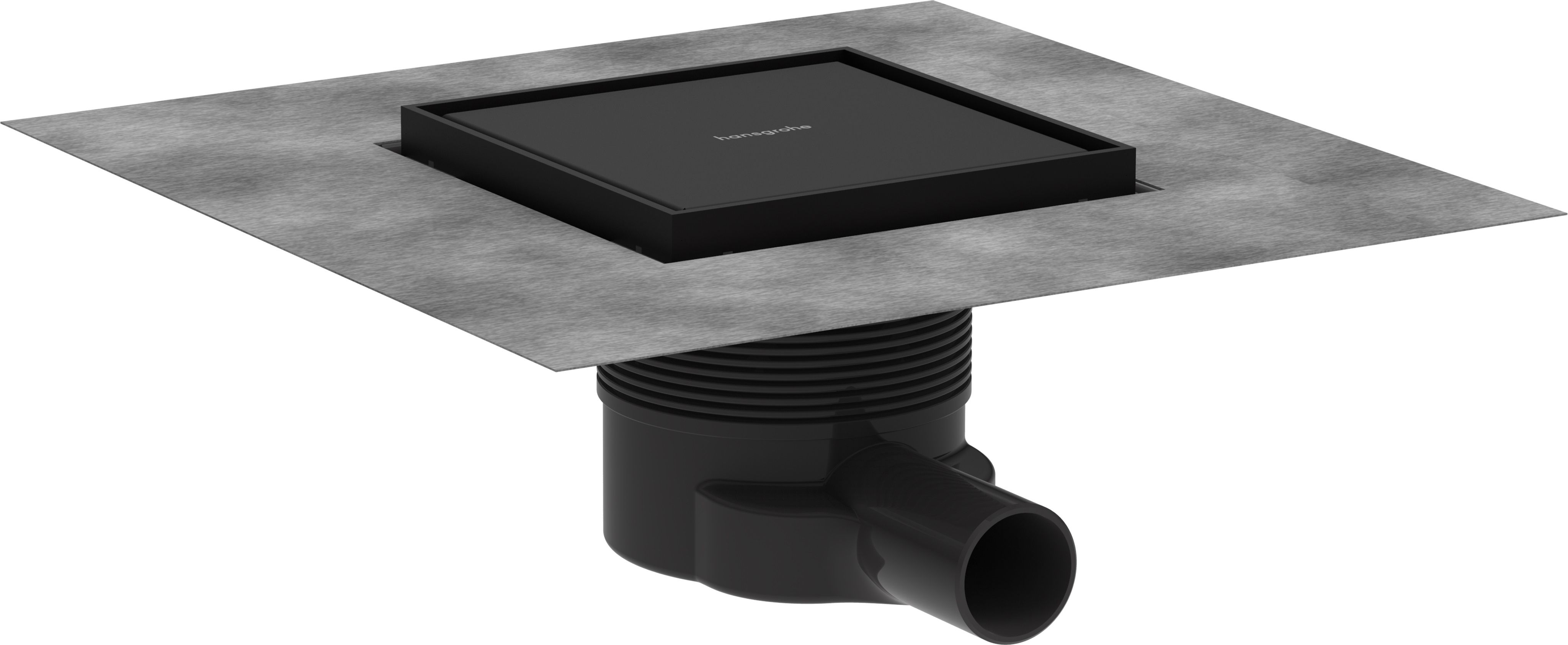 Hansgrohe RainDrain Brilliance drain de douche 15 cm noir 56251670