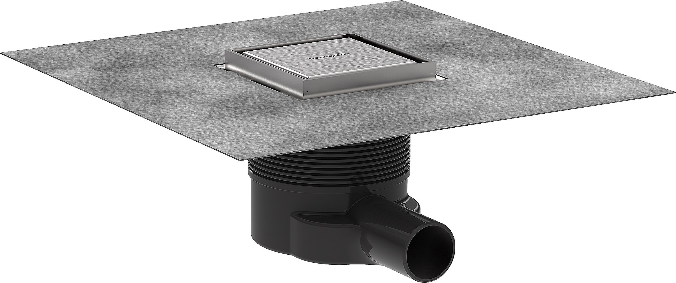 Hansgrohe RainDrain Brilliance drain de douche 10 cm acier 56250800