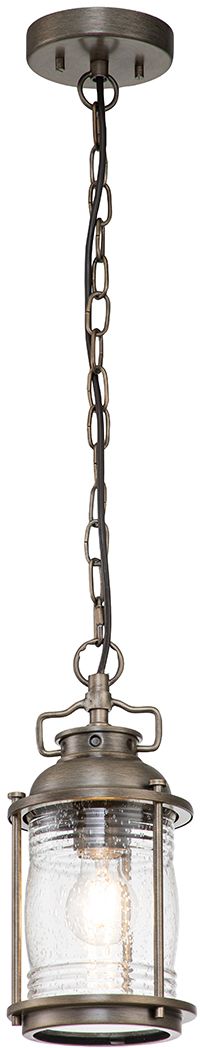 Elstead Lighting Ashland Bay lampe suspendue 1x60 W marron KL-ASHLANDBAY8-S-BU