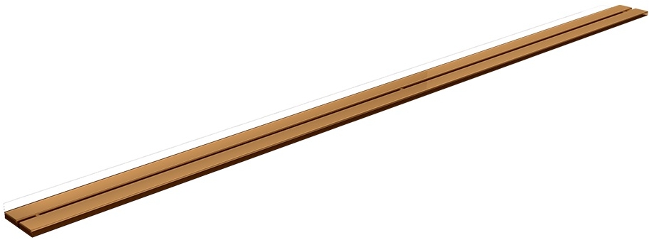 Schedpol Copper Slim Duo couvercle de drain linéaire 70 cm cuivre 10.051/SLX/DPM