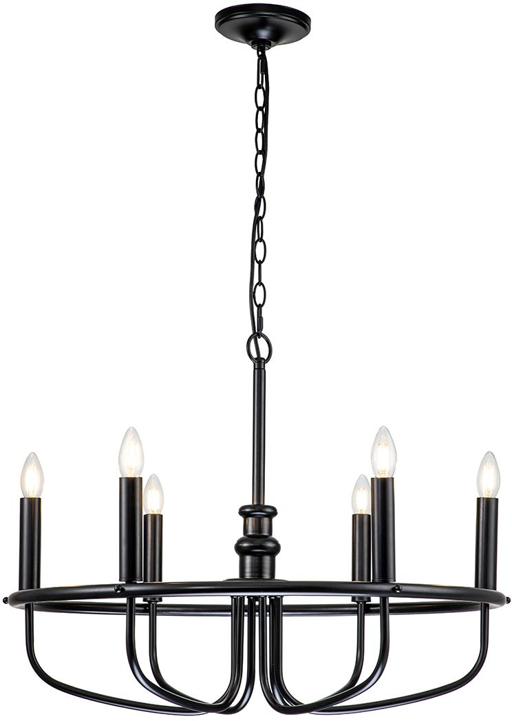 Elstead Lighting Capitol Hill lampe suspendue 6x40 W noir KL-CAPITOL-HILL6-BLK