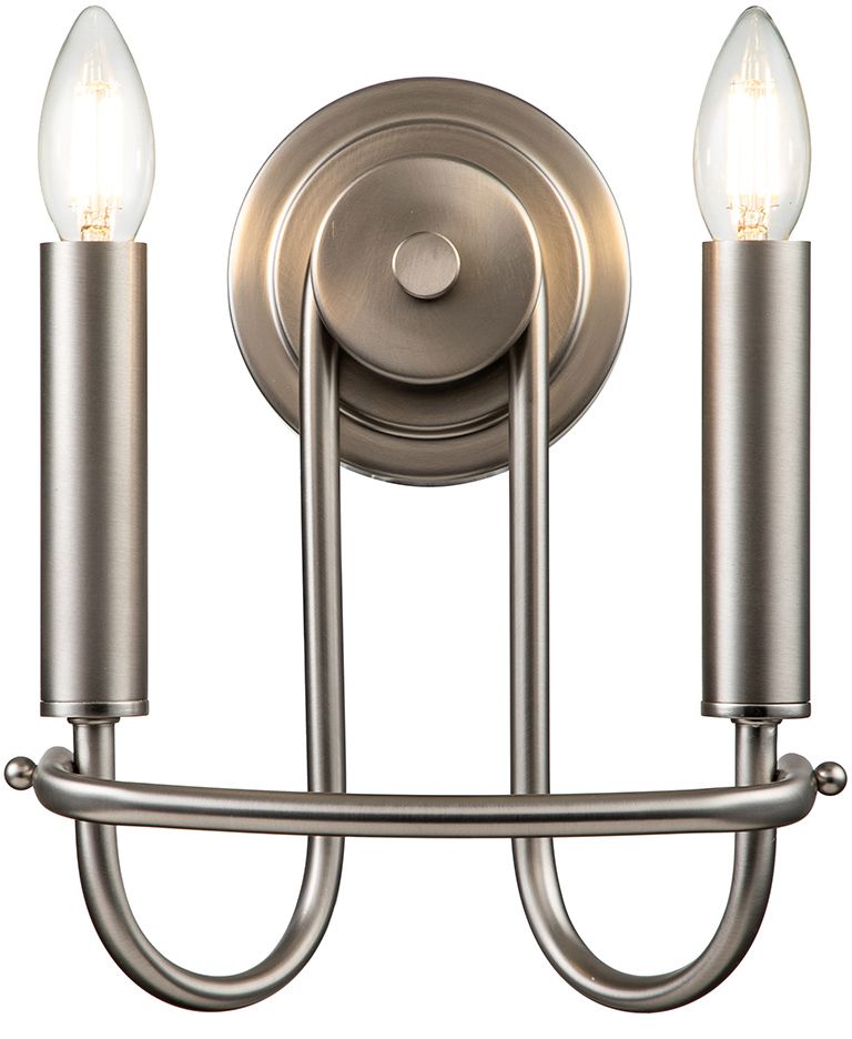 Elstead Lighting Capitol Hill applique murale 2x40 W nickel KL-CAPITOL-HILL2-BN