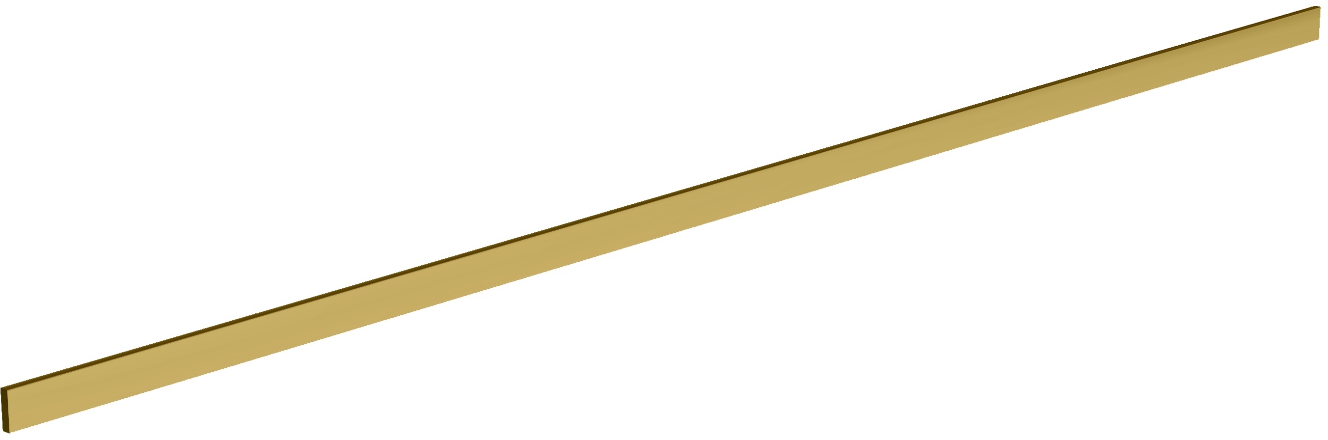 Schedpol Slit Gold couvercle de drain linéaire 90 cm doré 10.053/BV/DPZ