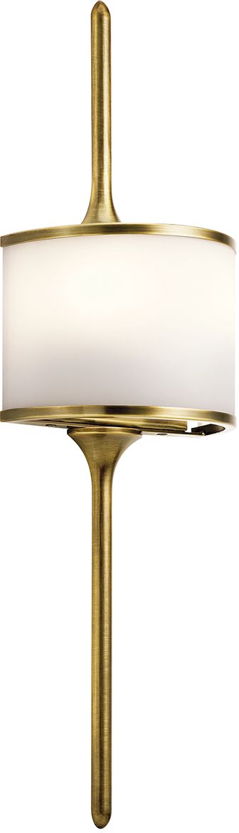 Elstead Lighting Mona applique murale 2x3 W laiton KL-MONA-S-NBR