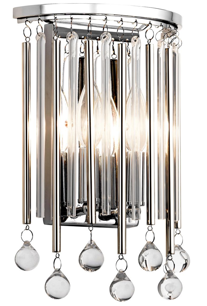 Elstead Lighting Piper applique murale 2x60 W chrome KL-PIPER2-PC