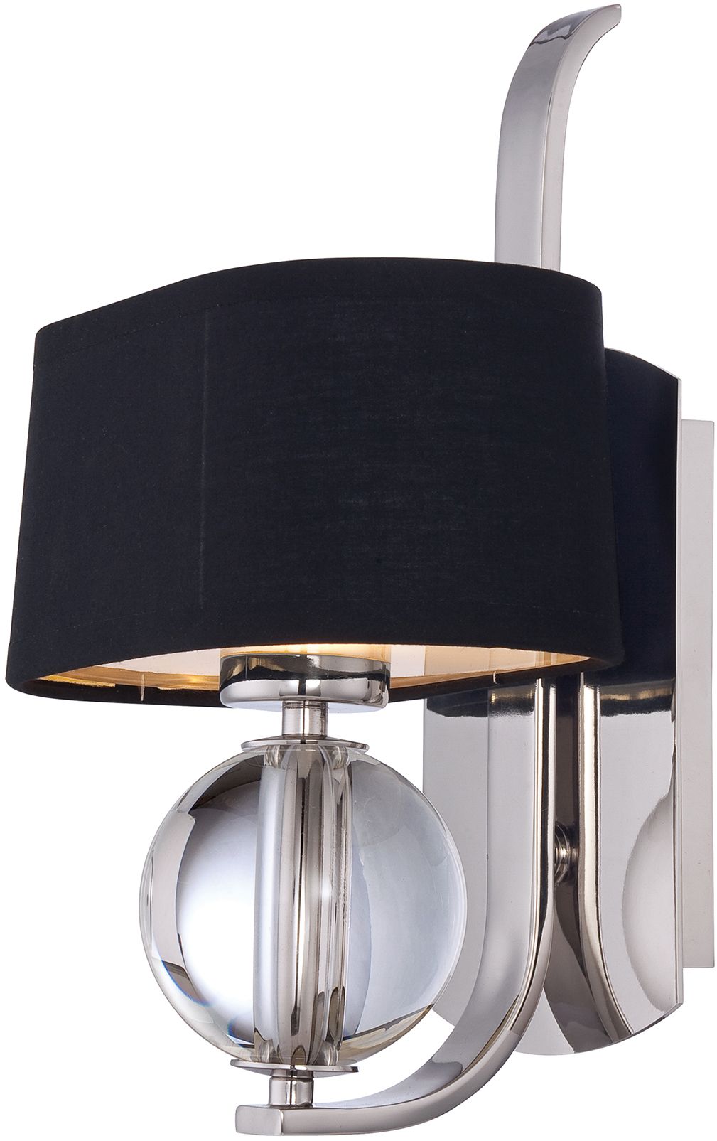 Elstead Lighting Gotham applique murale 1x3 W argenté QZ-GOTHAM1