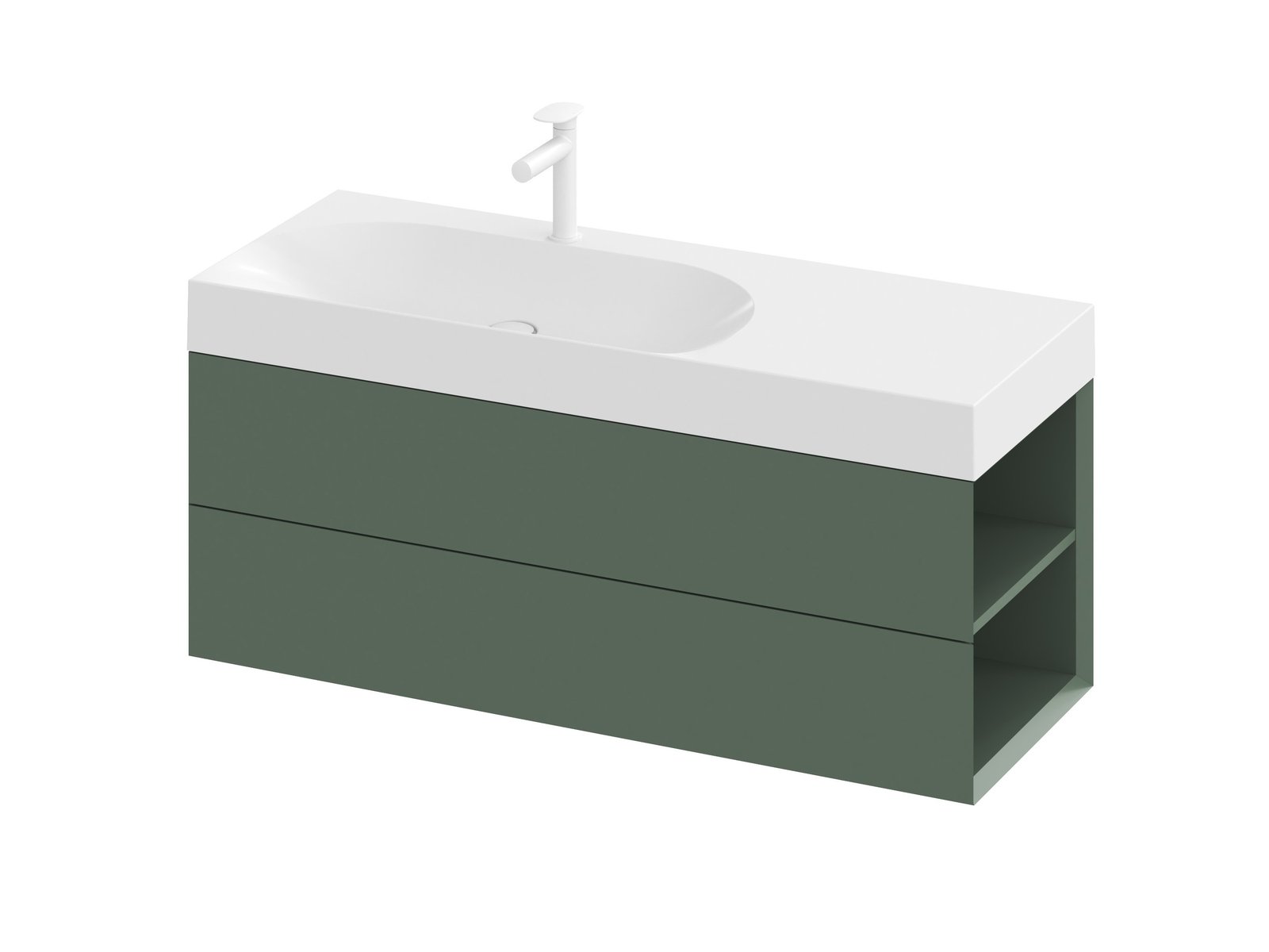 Ravak Lite armoire 120x45x43 cm sous-lavabo suspendu vert X000001894