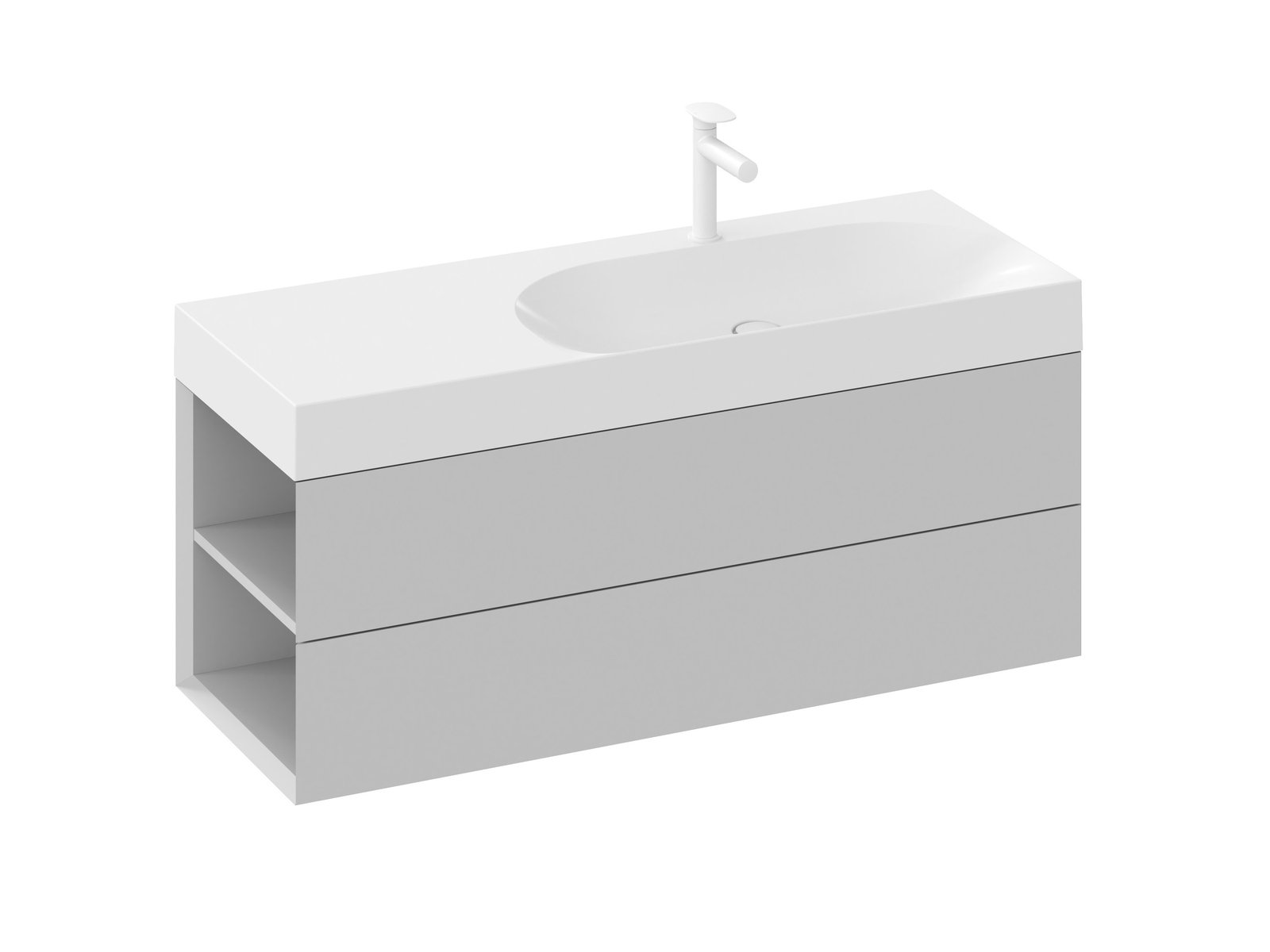 Ravak Lite armoire 120x45x43 cm sous-lavabo suspendu gris X000001883
