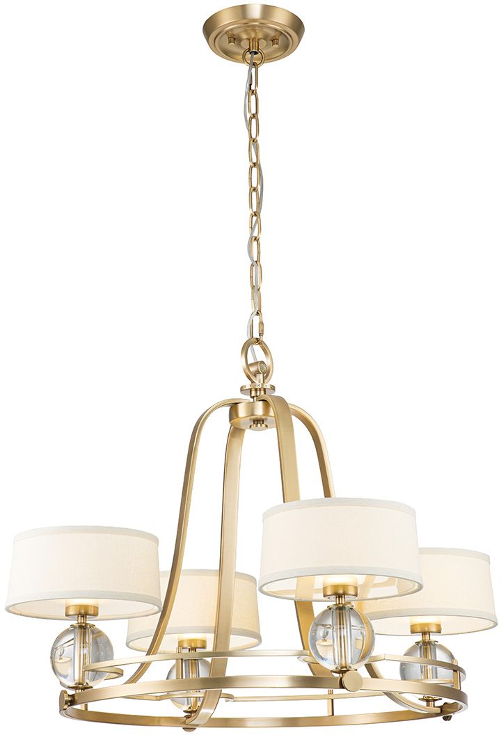 Elstead Lighting Gotham lampe suspendue 4x3 W laiton QZ-GOTHAM4-BB