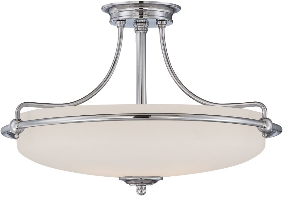 Elstead Lighting Griffin plafonnier 4x60 W nickel QZ-GRIFFIN-SFM-AN