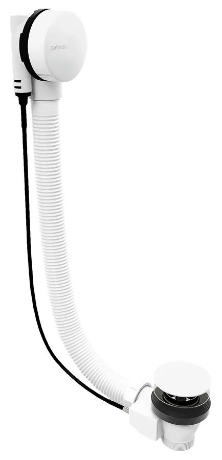 Polysan siphon avec trop-plein blanc 71856.10