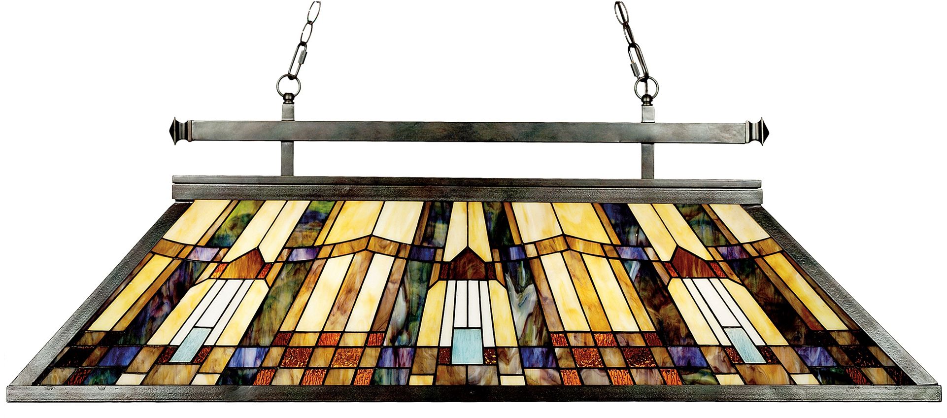 Elstead Lighting Inglenook lampe suspendue 3x60 W marron QZ-INGLENOOK-ISLE