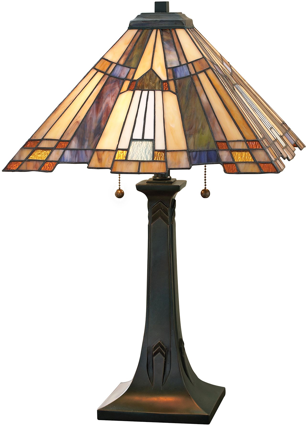 Elstead Lighting Inglenook lampe de table 2x60 W marron QZ-INGLENOOK-TL