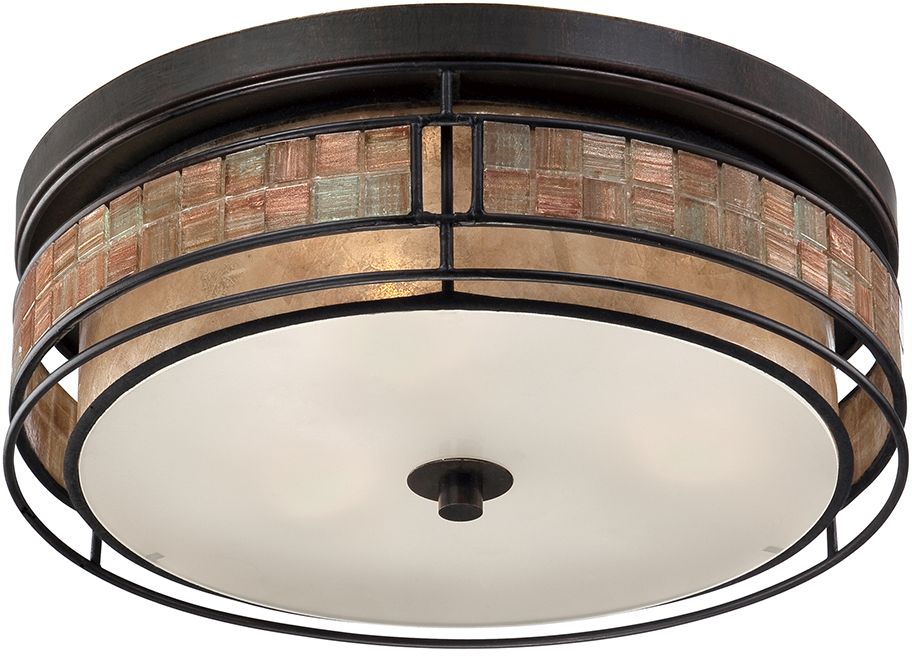 Elstead Lighting Laguna plafonnier 3x40 W cuivre QZ-LAGUNA-F-L