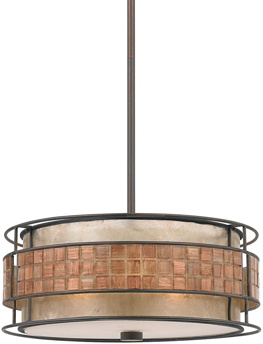 Elstead Lighting Laguna lampe suspendue 4x60 W cuivre QZ-LAGUNA-P