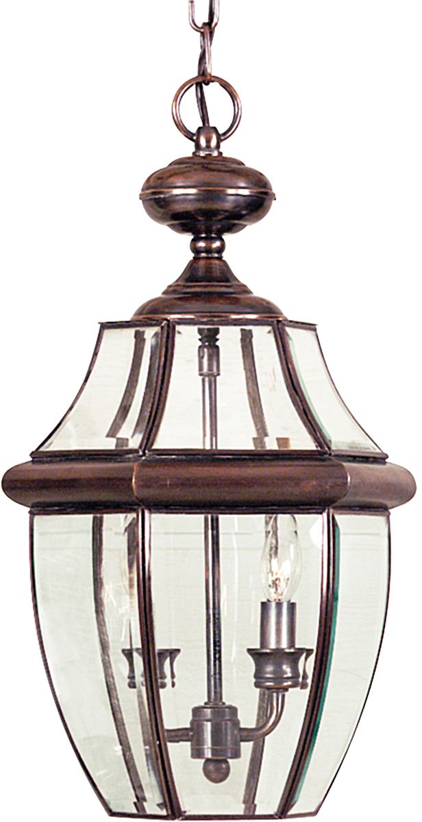 Elstead Lighting Newbury lampe suspendue 2x60 W cuivre QZ-NEWBURY8-L-AC
