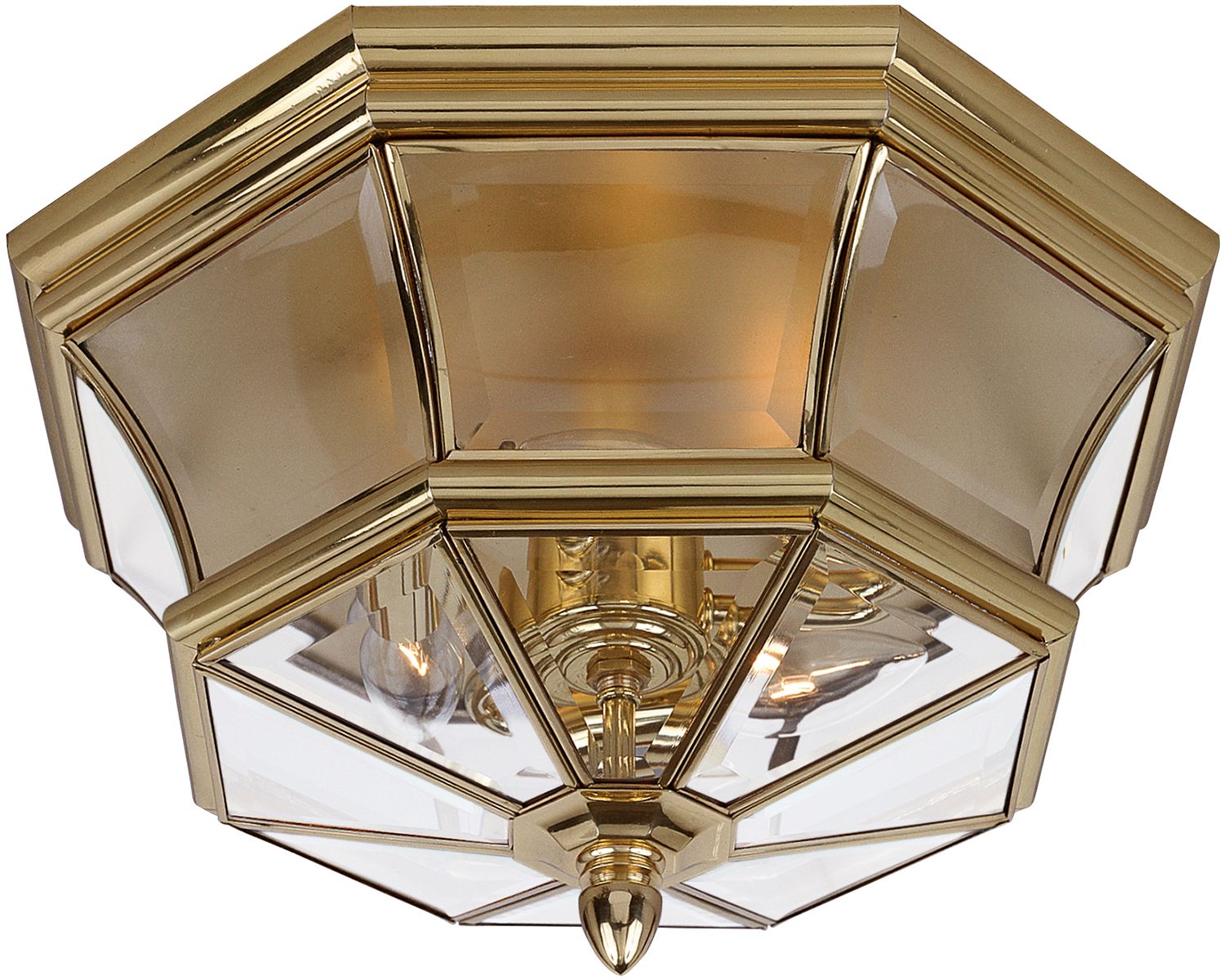 Elstead Lighting Newbury plafonnier extérieur 3x60 W laiton QZ-NEWBURY-F-PB