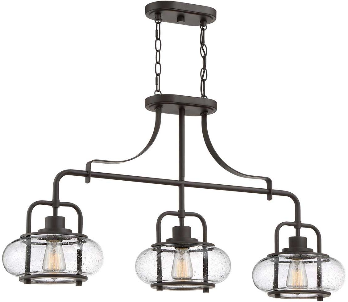 Elstead Lighting Trilogy lampe suspendue 3x60 W nickel QZ-TRILOGY-ISLE-OZ