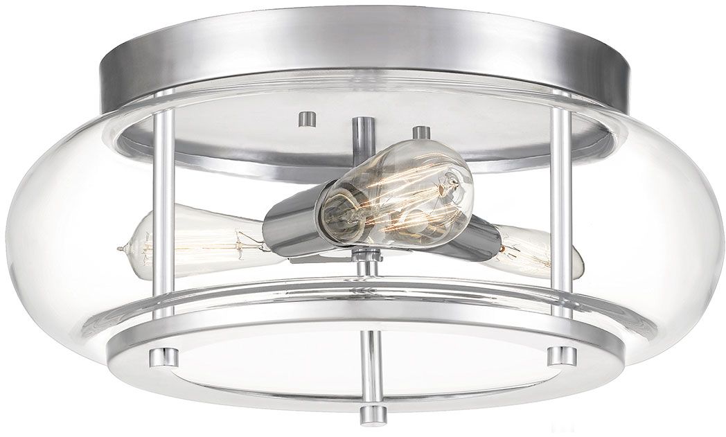 Elstead Lighting Trilogy plafonnier 3x40 W chrome QZ-TRILOGY-F-M-BATH