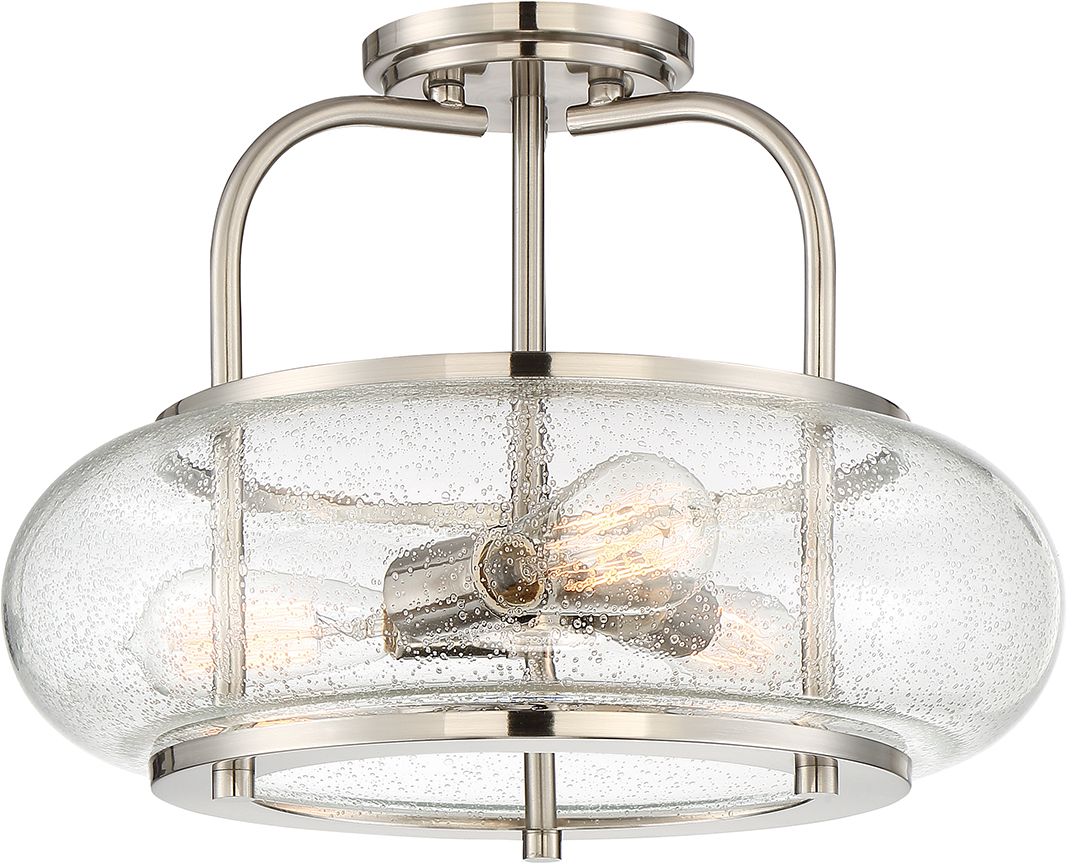 Elstead Lighting Trilogy plafonnier 3x60 W nickel QZ-TRILOGY-SFM-BN