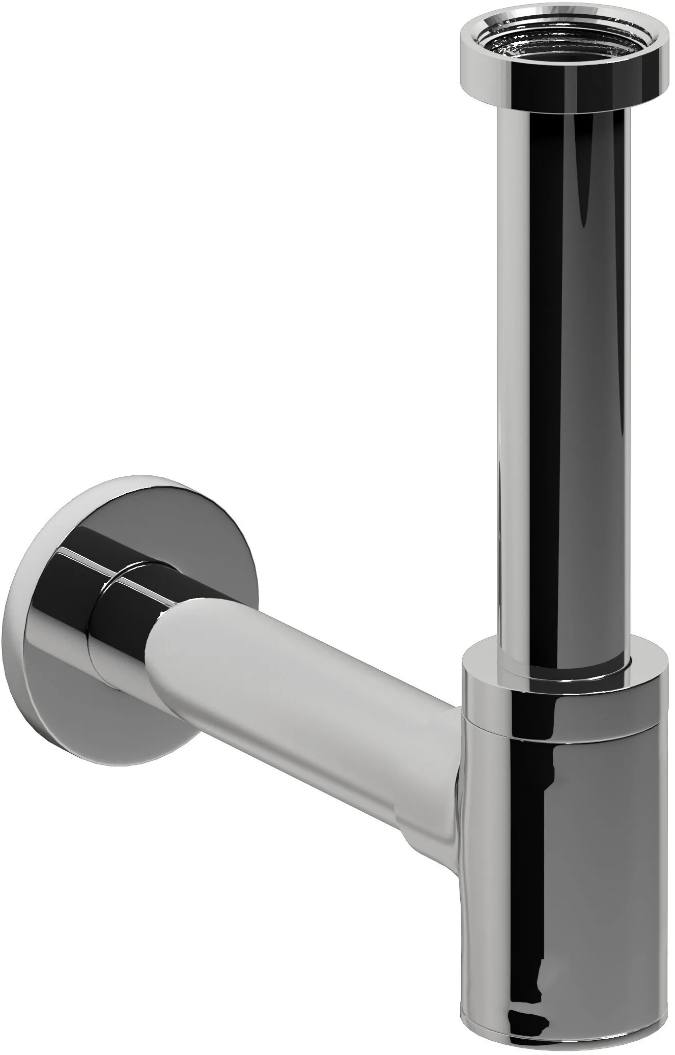 Clou InBe siphon de lavabo en bouteille chrome IB/06.53002